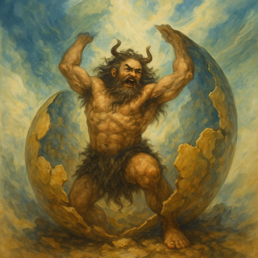 L’UOVO COSMICO E LA NASCITA DI PANGU